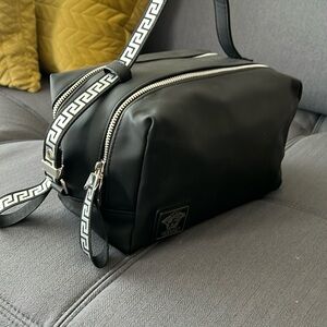 Versace perfume toiletry bag with two separate compartments new with no tag